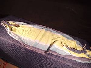 lot 61 image: Cloth hammock