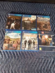 lot 66 image: 6 PS4 games