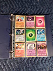 lot 67 image: Binder of 90 Pokmon trading cards