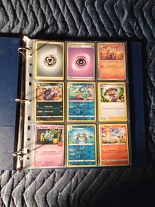 lot 71 image: Binder of 90 Pokmon trading cards