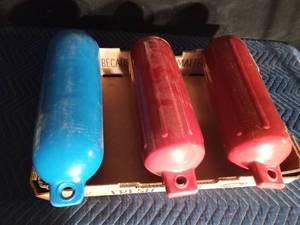 lot 104 image: 3 Vintage Dock bumpers