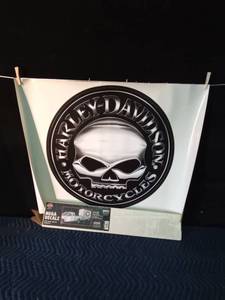 lot 112 image: Harley Davidson decal for utility vehicle