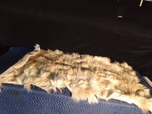 lot 143 image: Large piece of fur hide