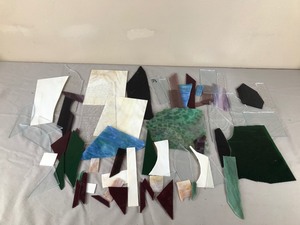lot 393 image: Lot of Stained Glass