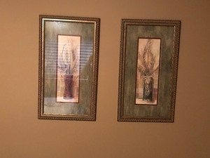 lot 419 image: Matching Set of Fern Art Prints