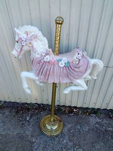 lot 183 image: Carousel horse