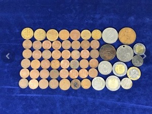 lot 189 image: Lot of 58 Foreign Coins - Some Silver - See description for more info