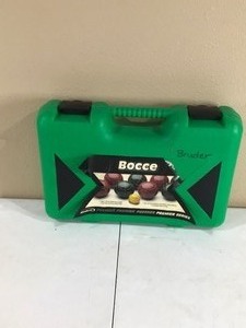 lot 327 image: Bocce ball game premier Senes with case