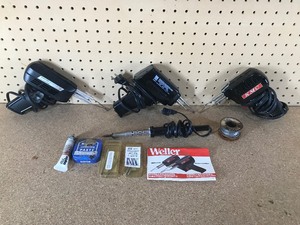 lot 283 image: 3 soldering guns and 1 soldering iron
