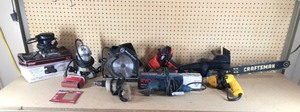 lot 282 image: Lot of power tools