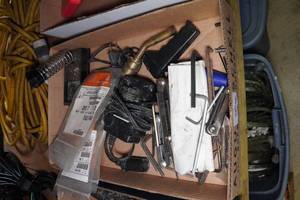 lot 37 image: Allen Wrenches, Torch Tip, Solder Iron Stand