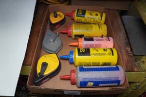 lot 70 image: Chalkline Reels with Chalk