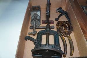 lot 63 image: Pipe Vise and Riveter