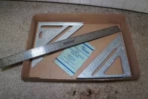 lot 76 image: Speed Squares and Ruler