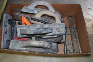 lot 93 image: Assorted Tools - Pliers, Saw, Masonry