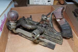 lot 58 image: Antique Stanley Combination Plane - Broken Handle