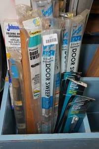 lot 177 image: Door Sweeps, Screen Door Braces, Transitions and Hardware