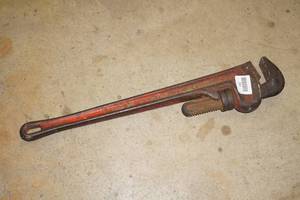 lot 192 image: Ridgid 24 Pipe Wrench