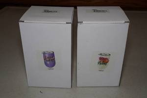 lot 245 image: 2 Novelty Wine Tumblers