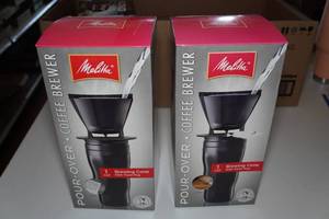lot 267 image: 2 Pour Over Coffee Brewers