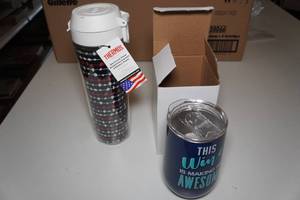 lot 297 image: Novelty Wine Tumbler and Thermos