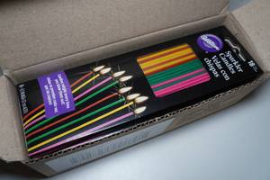 lot 314 image: 48 Packs of Wilton Sparkler Candle Sets
