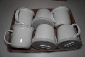 lot 315 image: 6 Goodcook Stoneware Soup Mugs