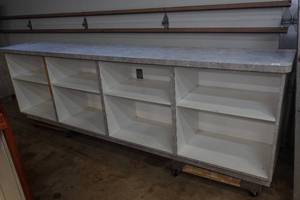 lot 145 image: Cabinet with Open Shelving