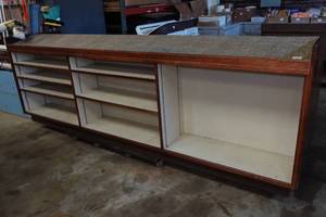 lot 146 image: Cabinet with Open Shelving