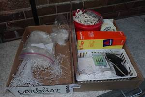lot 151 image: Assorted Retail Accessories - Tags, Tag Gun, Open Sign