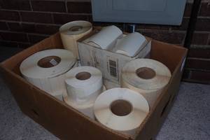lot 150 image: Assorted Rolls of Labels