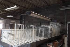 lot 222 image: Assorted Wire Shelving Pieces