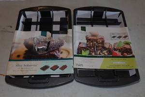 lot 384 image: 2 Chicago Metal Slice Solutions Brownie Pans