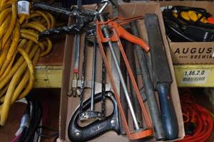 lot 113 image: Caulk Guns, Saw and File