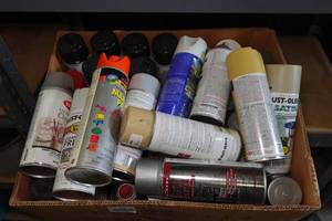 lot 137 image: Assorted Spray Paint
