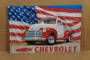 lot 55 image: Chevrolet Truck Metal Sign