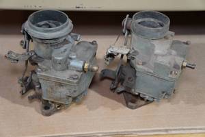 lot 62 image: Vintage Carter Single Barrel Carburetors