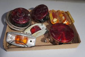 lot 80 image: Vintage Light Assemblies and Lenses