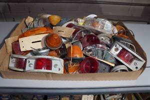 lot 81 image: Vintage Light Assemblies and Lenses