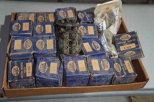 lot 96 image: Ford Flathead Distributor Caps