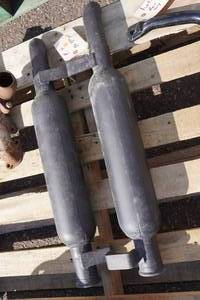lot 108 image: Pair of 2-14 Glass Pack Mufflers