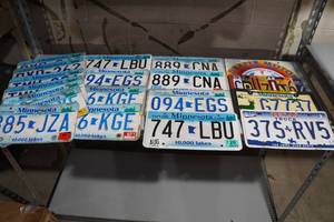 lot 137 image: Assorted License Plates