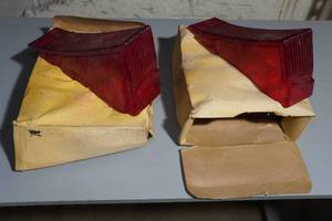 lot 185 image: 1968 Chevelle NORS Tail Light Lenses