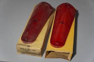 lot 188 image: 1960 Plymouth NORS Tail Light Lenses