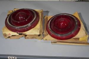 lot 194 image: NORS Tail Light Lenses - 1962 Ford