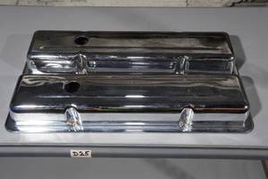 lot 227 image: Chrome Valve Covers - Small Block Chevy
