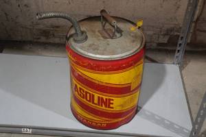lot 239 image: Stancan Metal Gasoline Can