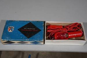 lot 252 image: Vintage Ford All Purpose Traveling Light with Box