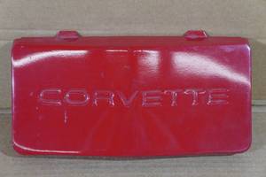 lot 293 image: C4 Corvette License Plate Cover