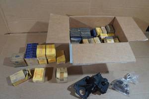 lot 318 image: Assorted Parts - NOS Drag Link Take-Up Springs, NORS Ball Joint Kits